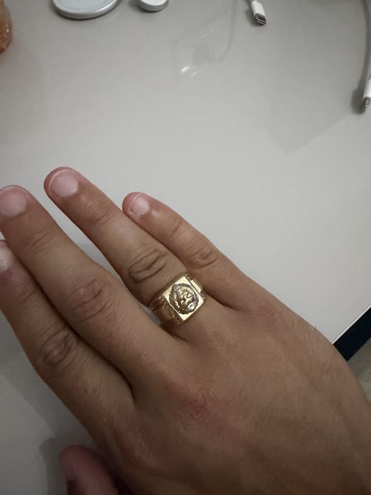 Inel Aur 14k  3,69gr Model Leu, marimea 60