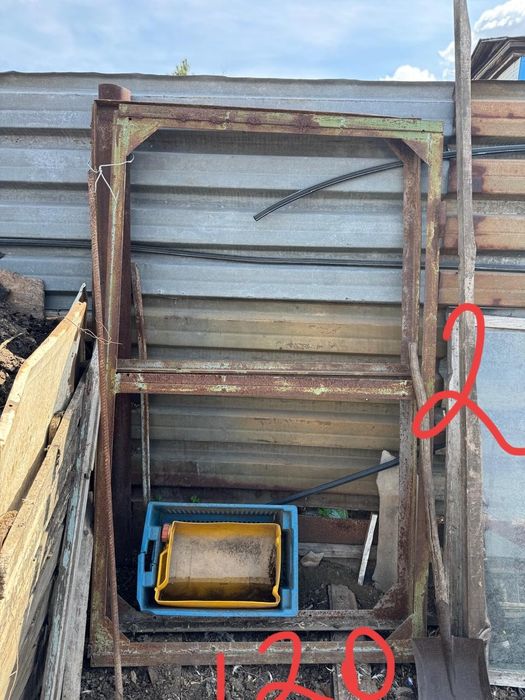 Ворота железные.