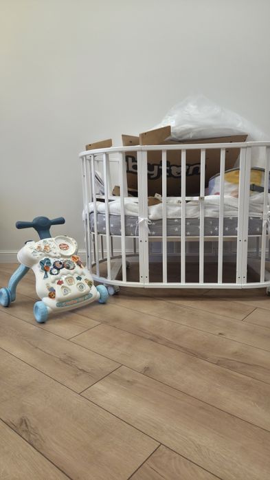 Детская манеж с ходунками