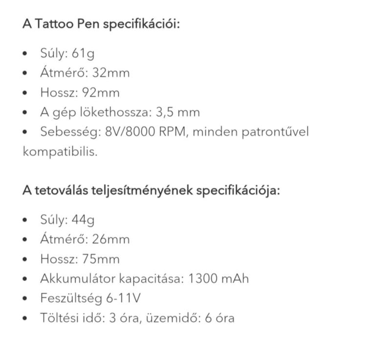 Tatto pen dragonhawk