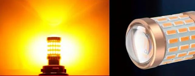 7443/Т20/ 1156 мигач стоп led крушки за автомобил без грешки бял цвят