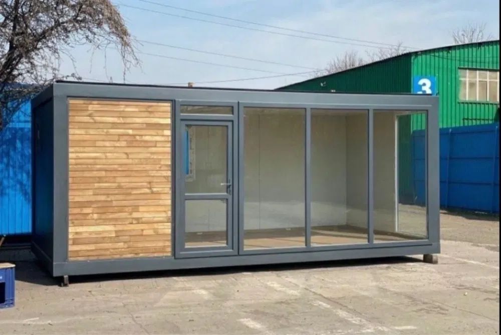 Vand container modular cu vitrina sau fără