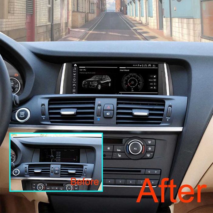 Мултимедия за BMW X3 X4 NBT F25 F26 Android навигация екран дисплей