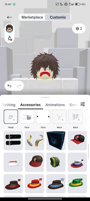 продаю аккаунт Roblox