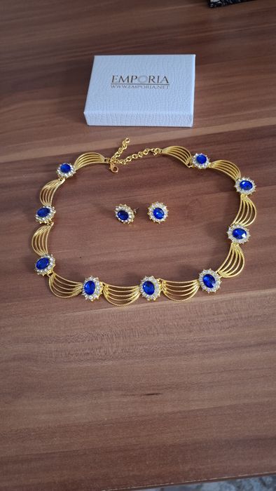 Vand set de bijuterii placat cu aur pentru evenimente