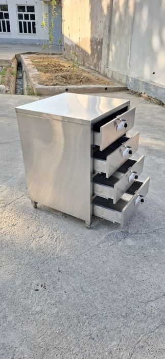 Стол-шкаф купе Нержавейка