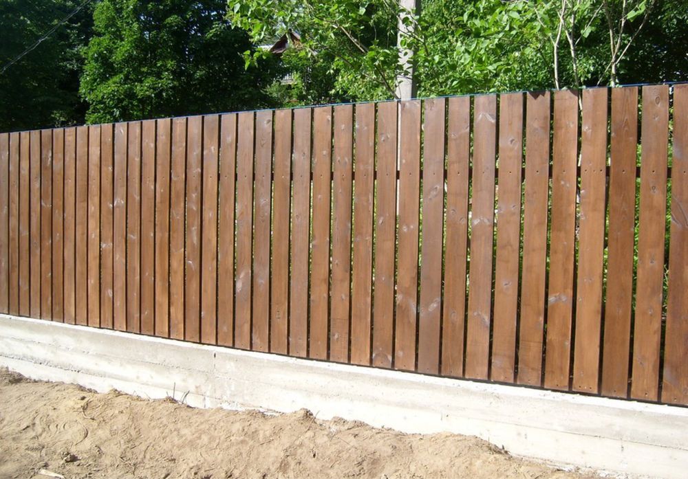 Калиброванная доска для забора