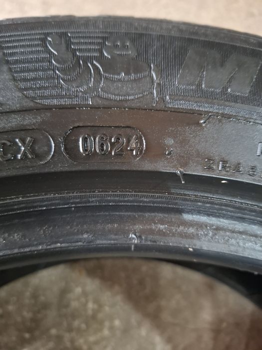 4 Ленти гуми Мишелин 205/55/16 ДОТ24 и ДОТ207мм