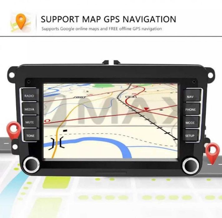 Мултимедия с GPS навигация и Android 13 за Volkswagen, Seat, Skoda