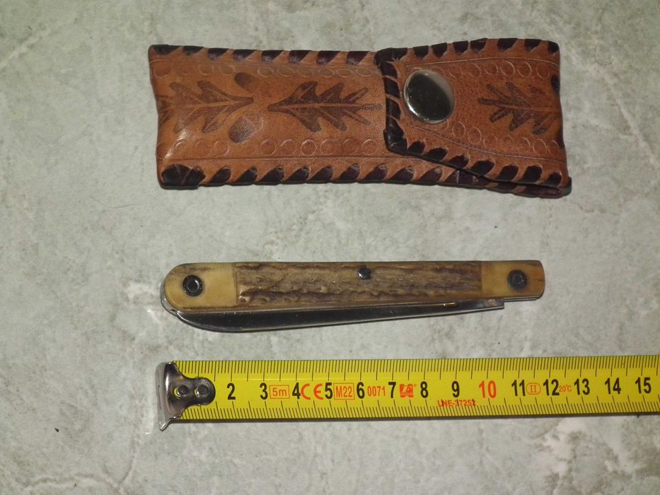 Briceag traditional maghiar vintage plásele din corn Szalonnázó nr.4