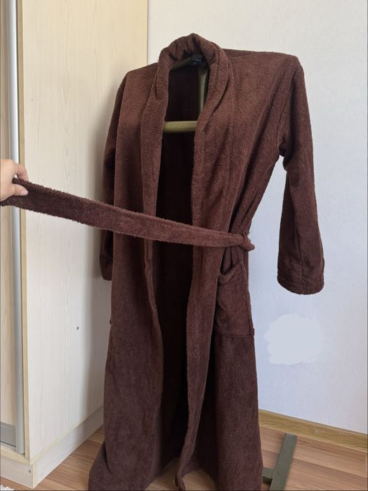 Махровый халат ASHA HOME TEXTILE L, унисекс, Турция