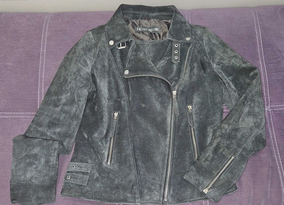 Дамско яке Freaky Nation, естествена кожа