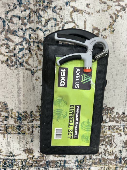 Gantel va shtanga (2in1) set - 15 kg,yangi  narx kelishamis