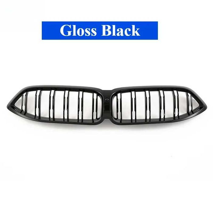 Grile Nari Duble M BMW Seria 8 G14 G15 G16 LCI 2022+,  Negru Lucios