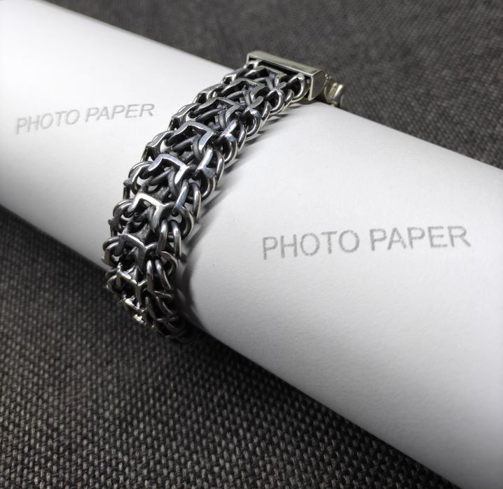 Браслет серебряный " Император"