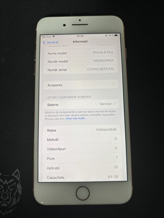 Iphone 8 plus inpecabil