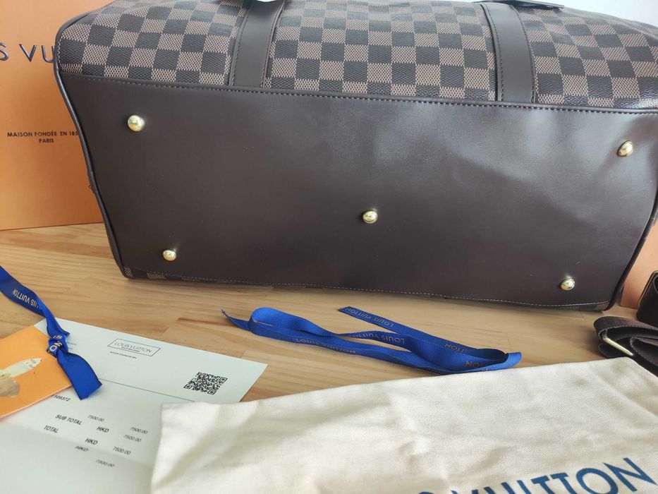 In stoc voiaj, geanta sport piele Louis Vuitton 1109.12