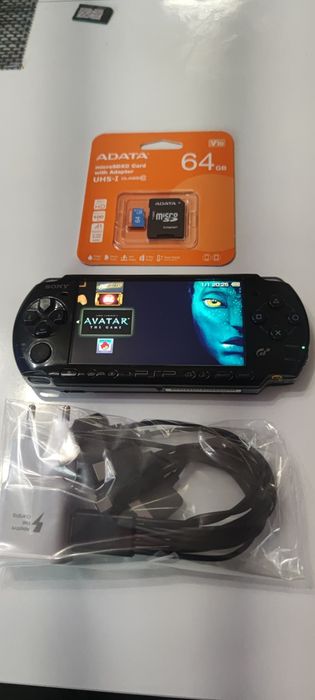 PSP-3004+64gb+200 Игри
