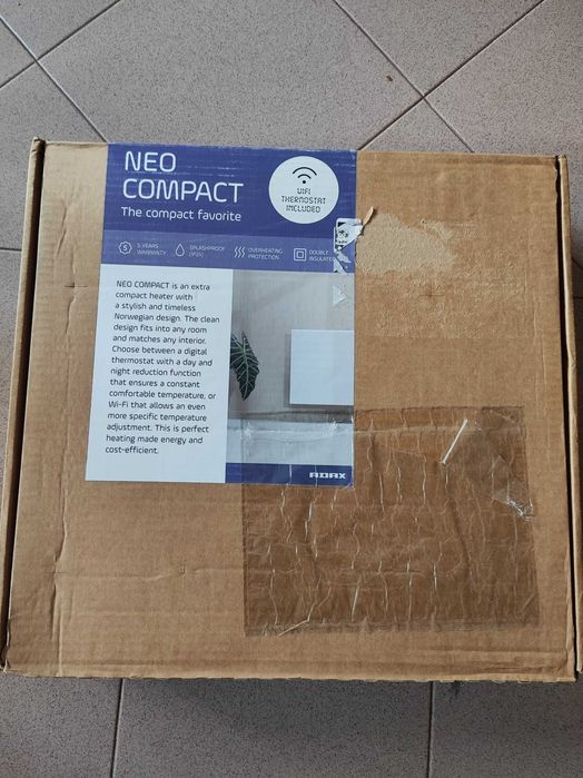 Нов wifi adax neo compact 08 kwt конвектор адакс