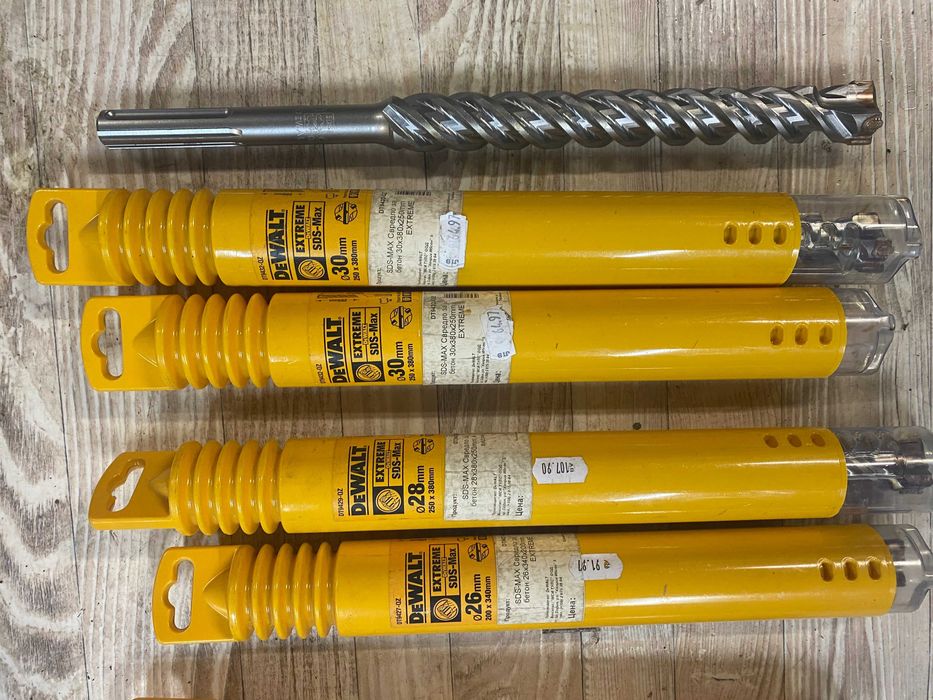 Свредло за бетон XLR, SDS Max Dewalt от  ø12 mm до ø40 mm