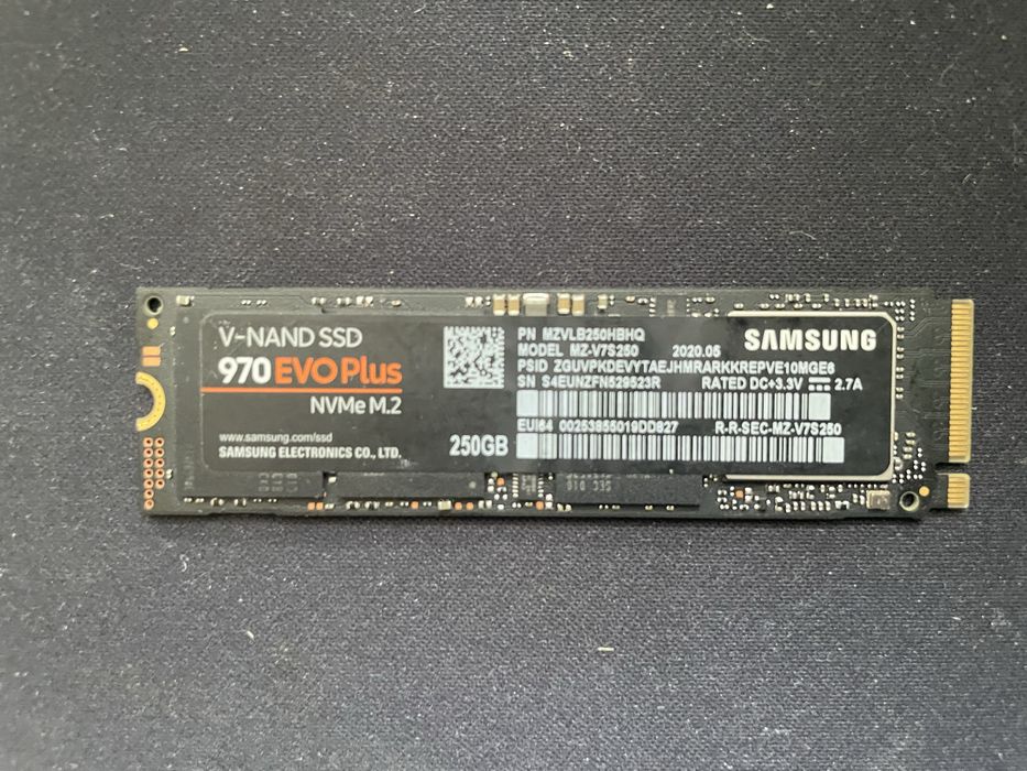 Ссд м2 самсунг ево 970 250 гб
