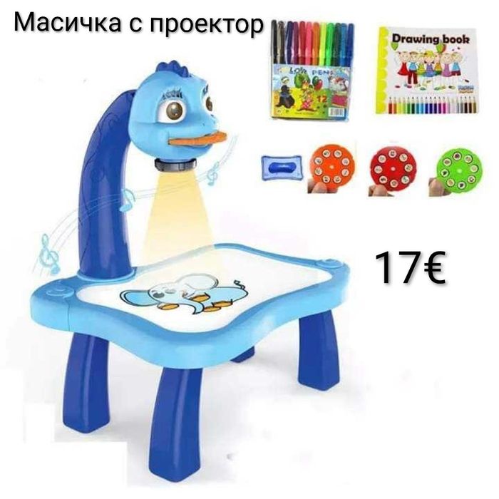 Детска масичка с проектор - спайдърмен, хълк