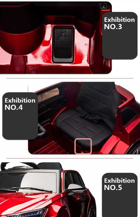 Акумулаторен джип AUDI RS 6 4X4 Licensed 12V батерия,MP3