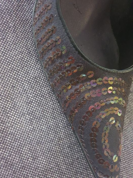 Pantofi, negri cu paiete, marimea 39-40