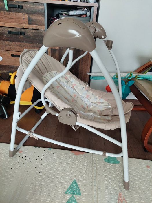 Бебешка люлка-шезлонг Kikka Boo Mia Stella Beige