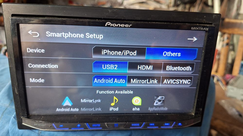 Pioneer AVH-x8700BT iso Apple-Android CARPLEY