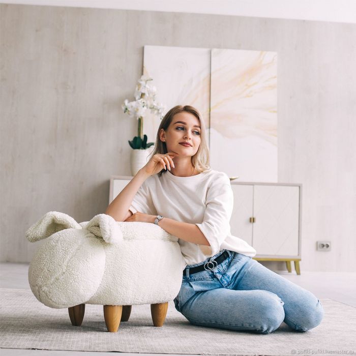 Изготовление пуфик