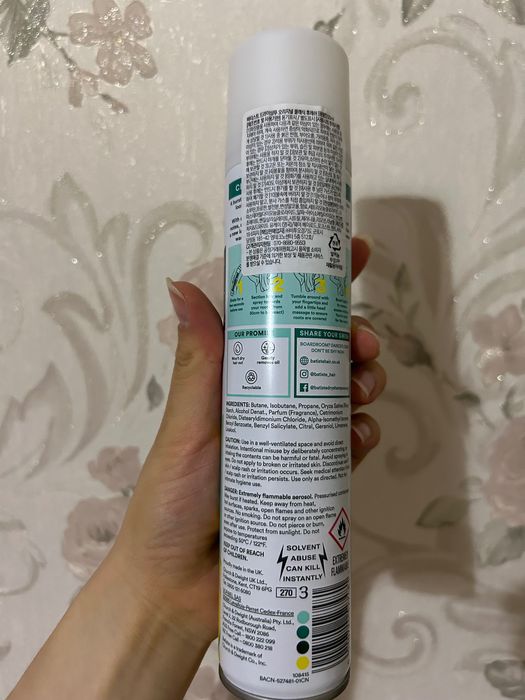 Сухой шампунь Батист