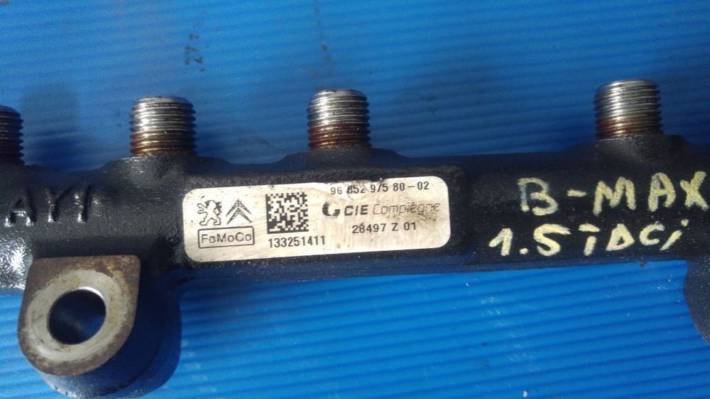 rampa injectoare ugjc 1.5 tdci  ford b-max fiesta focus 3 9685297580-02
