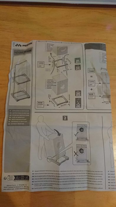 Kit Suport Meliconi Moving Tower