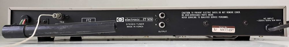 Elite ET 5050 Tuner Radio Analogic ptr amplificator Linie Audio Stereo