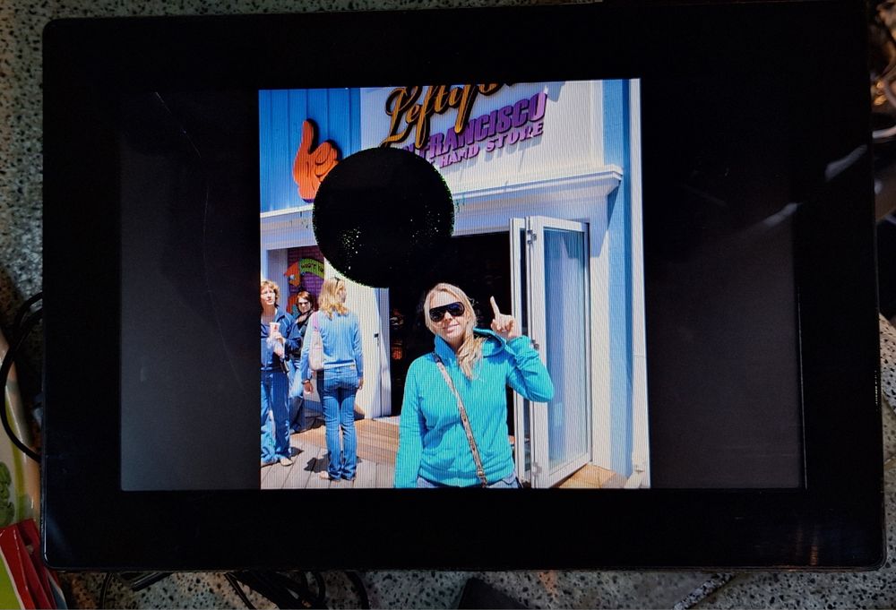 Ramă foto digitală Aluratek