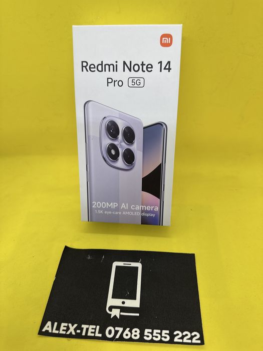 Xiaomi Note 14 Pro 512GB 5G 12GB-Ram Dual Sim Black Sigilat Nou