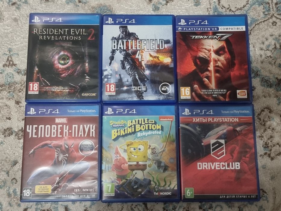 Диски для playstation4