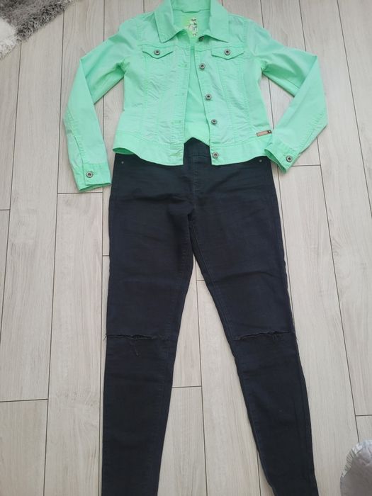 Geaca+blugi elastici marime S/M