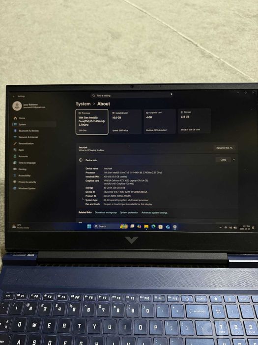 HP Victus Gaming Laptop — RTX 3050 | 16 GB RAM