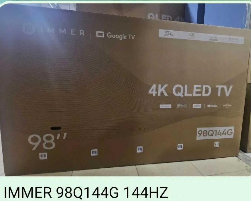 IMMER 98 dyuym Smart TV 4K QLED 120Hz