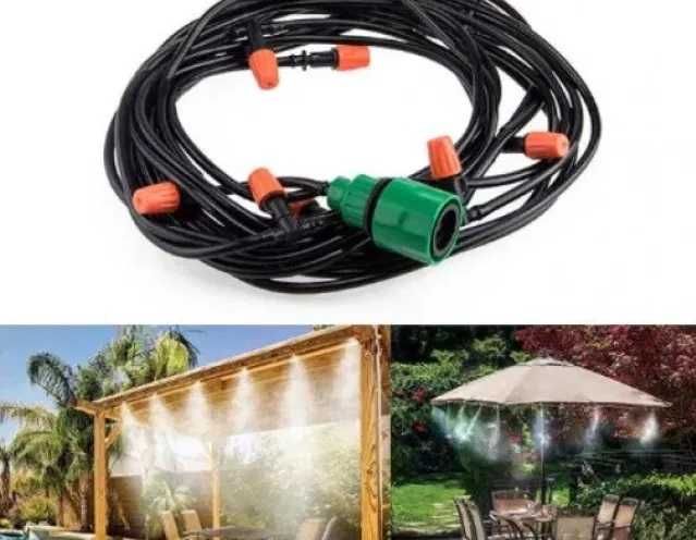 Система ВОДНА МЪГЛА, маркуч с дюзи, охлаждане пръскане вода WATER MIST