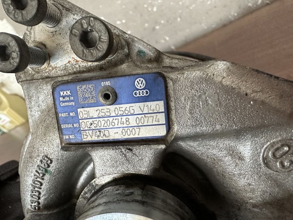 Turbina defecta passat cc b7 golf tiguan skoda 2.0tdi cff cfh