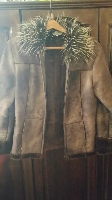 Кожухче от прана агнешка кожа