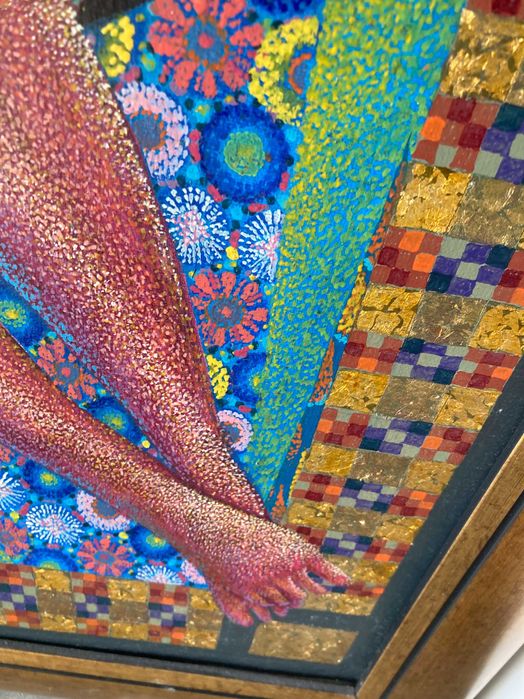 Картина от Огнян Недков Размер: 90 x 90 см Рамкирана