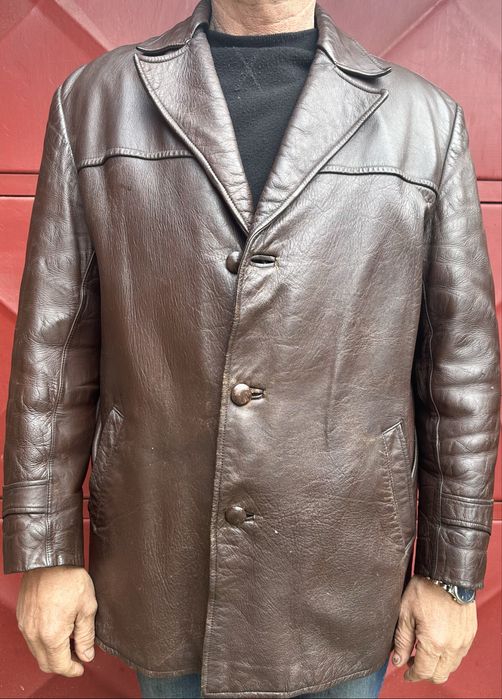 Geaca de piele marime mare