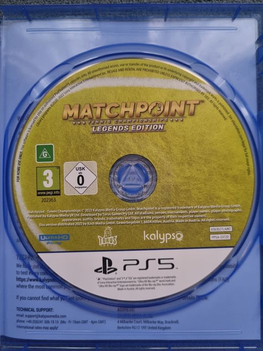 Matchpoint Tennis Championship - Legends Edition Playstation 5