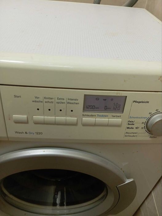 Пералня със сушилня Siemens wash and dry 1220
