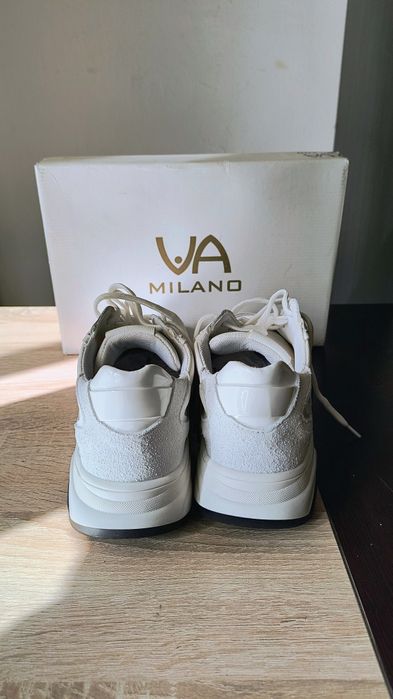Луксозни италиански маратонки VA MILANO – естествена кожа