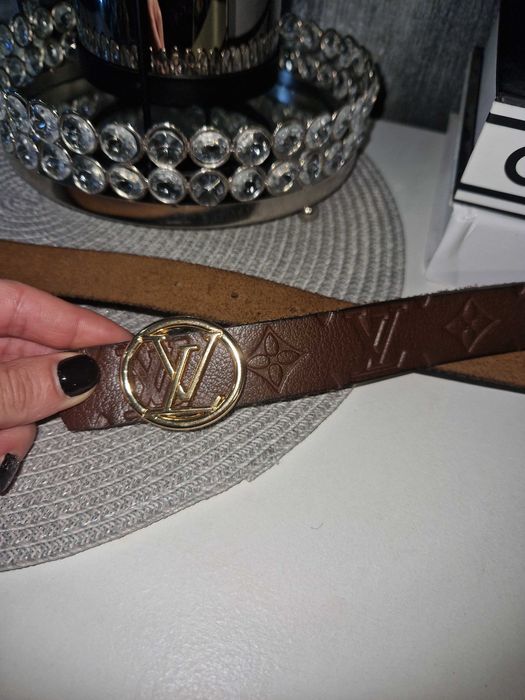 Естествена кожа колан Louis Vuitton,нов